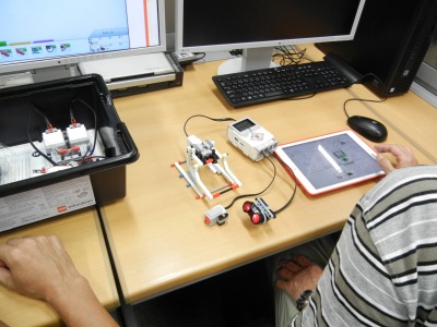 マインドストームを使ったプログラミング体験