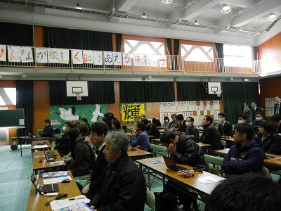 ワークショップ　ロボットプログラミングTJ3B体験会場の様子