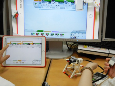 マインドストームを使ったプログラミング体験