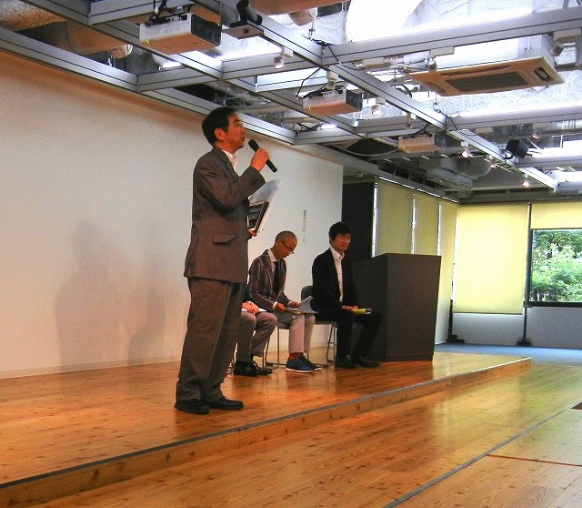 開会あいさつ　大阪府放送・視聴覚教育研究会長