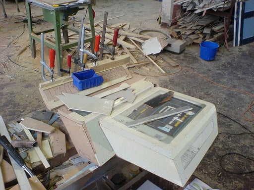 Ron van der Ende | PC 2008 | Bas-relief in salvaged wood 85x93x8 cm | SOLD