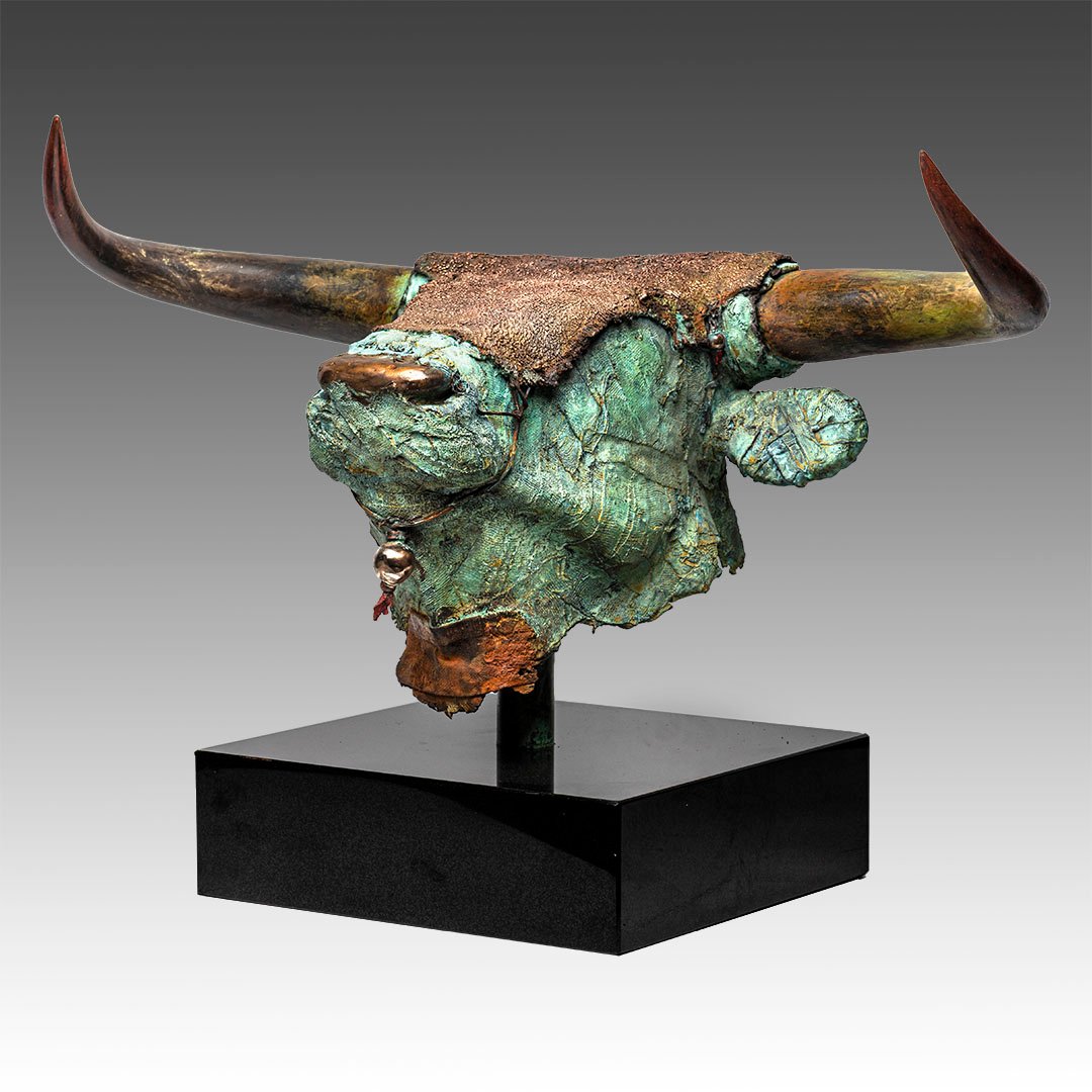 Cabeza del Minotauro XL, 70x50 cm