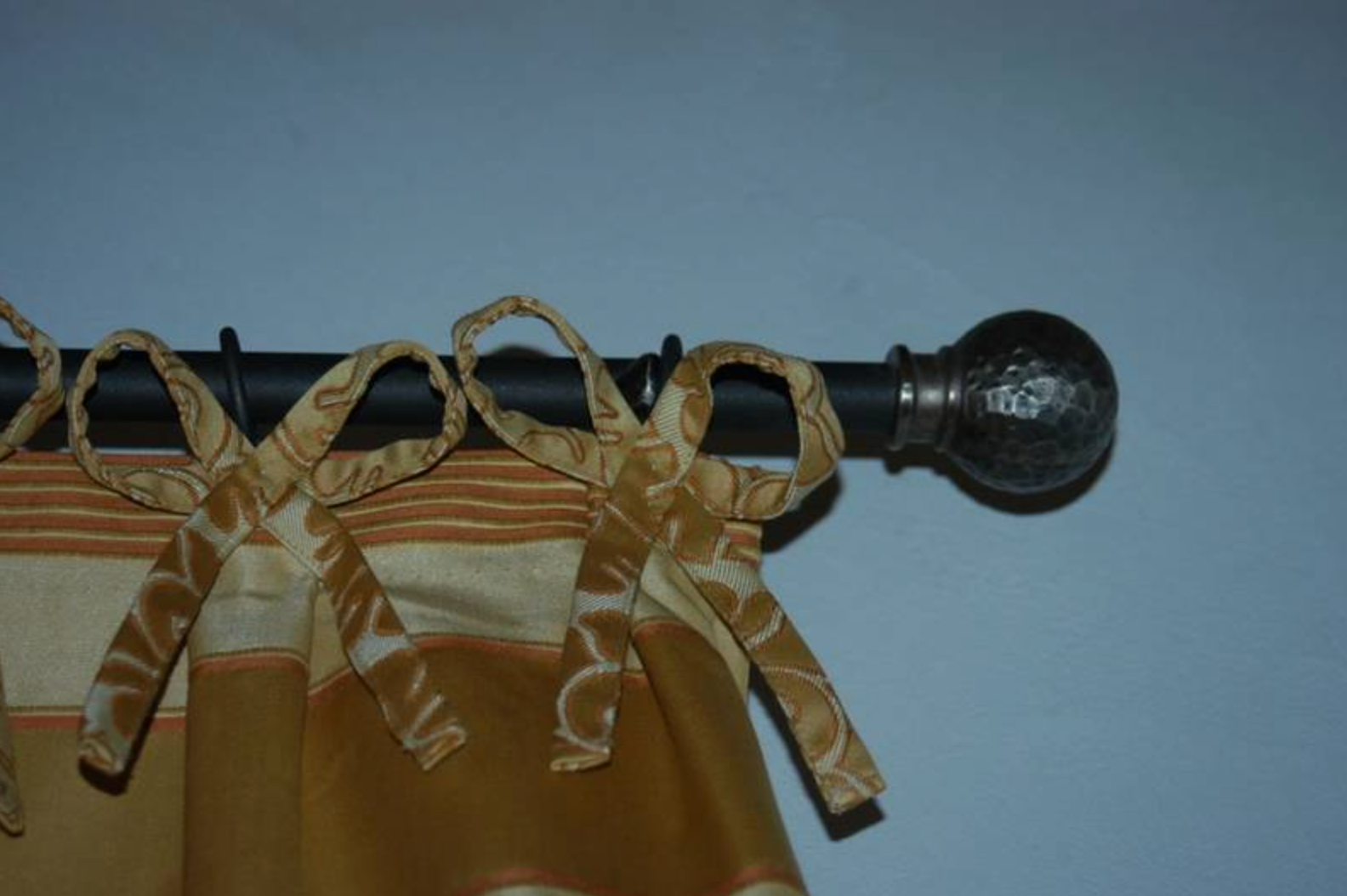 Vorhangstange Eisen anthrazit Hotel Berghof Zermatt