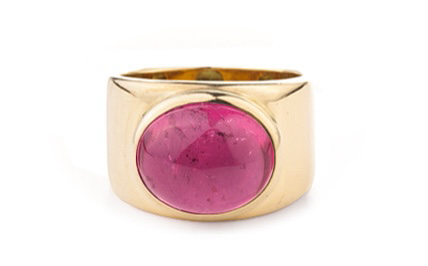 München 585 GG mit pinkem Turmalin  P.a.A.