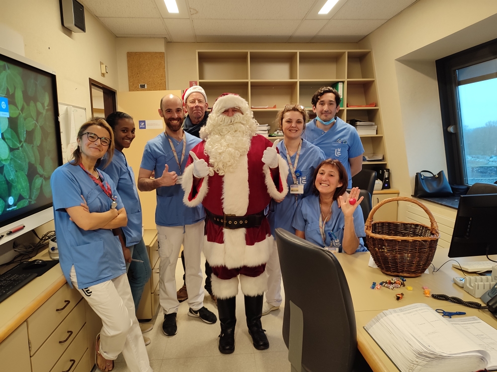 L'équipe de néphrologie à St Luc