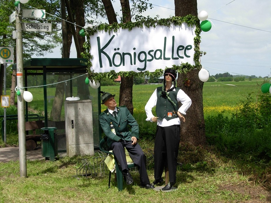 Das Empfangskomitee....