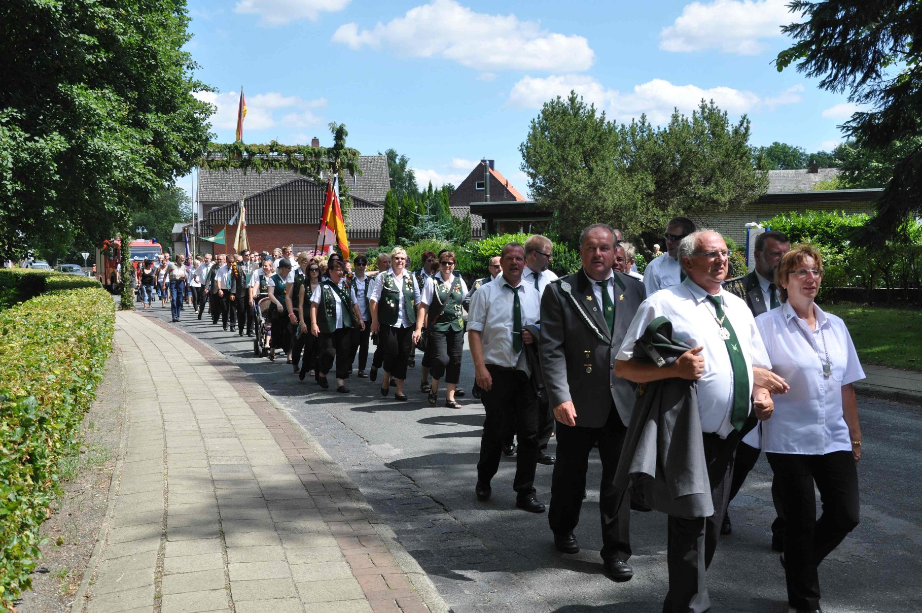 Ehrenpforte vor dem Festplatz am Bürgerpark