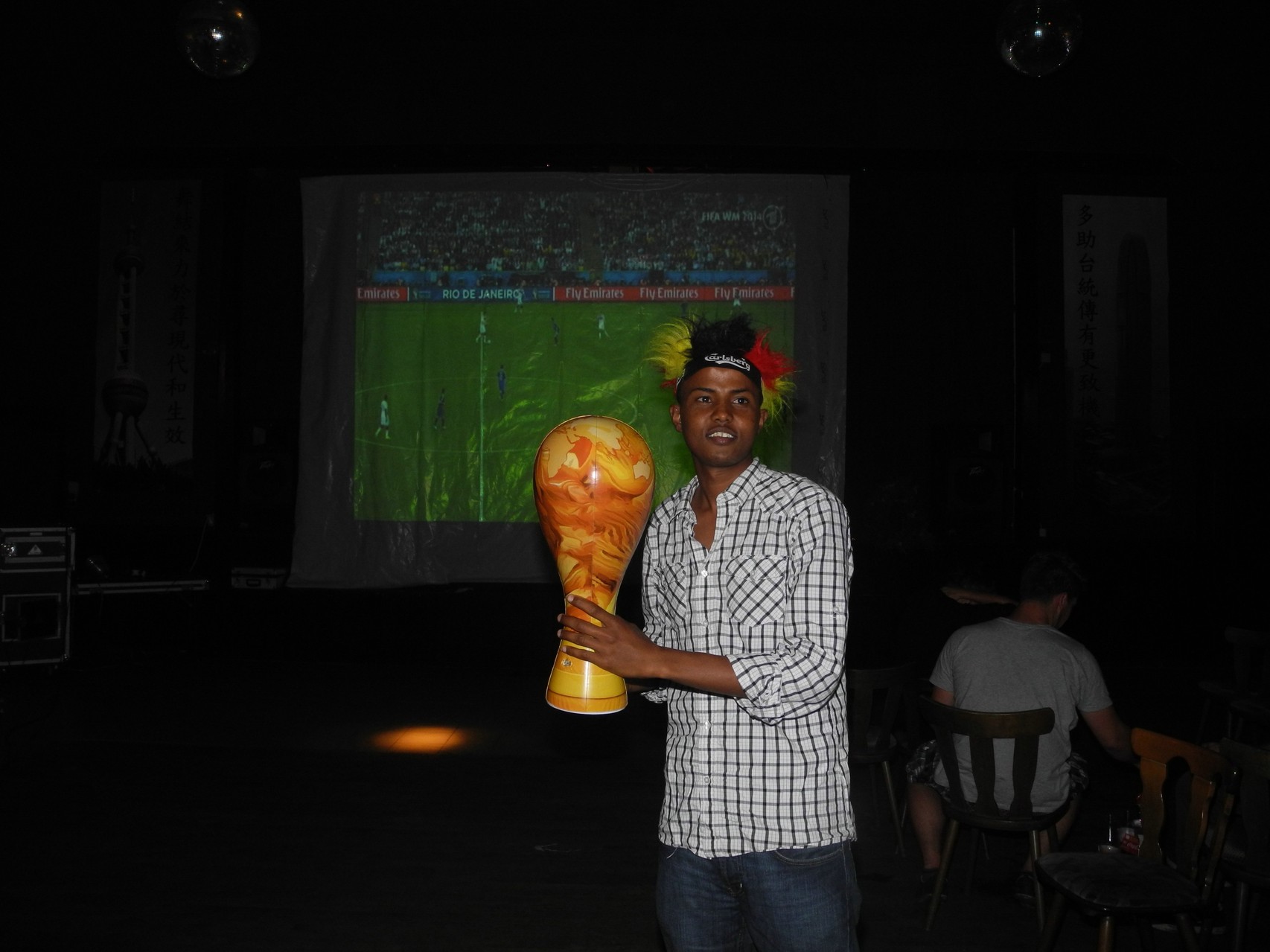 In der Festhalle am Bürgerpark wurde das WM-Finale gezeigt
