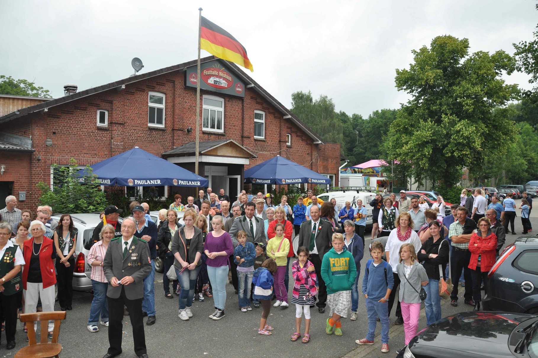 Das Publikum bei der Ehrung bzw. bei der Proklamation der neuen