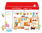 新松戸にあるwarmheart【ウォ—ムハート】 「手作り帽子」と「洋服のお直し」＆「雑貨屋さん」が一緒になったお店です。