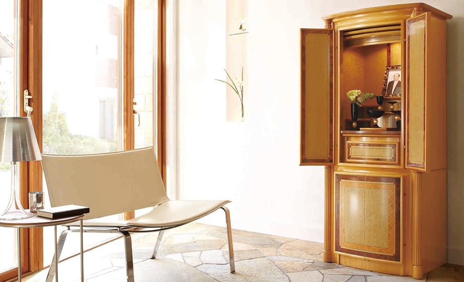 インテリアやリビングに合わせたモダンな仏壇