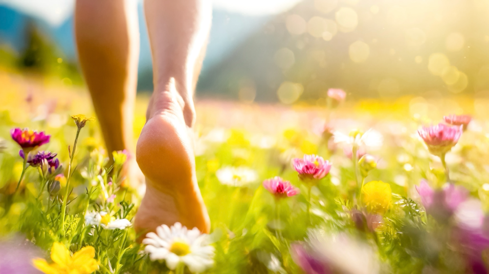 Das Gefühl von Gras unter den Füssen – die Freiheit, die Natur zu spüren, hat eine magische Kraft.