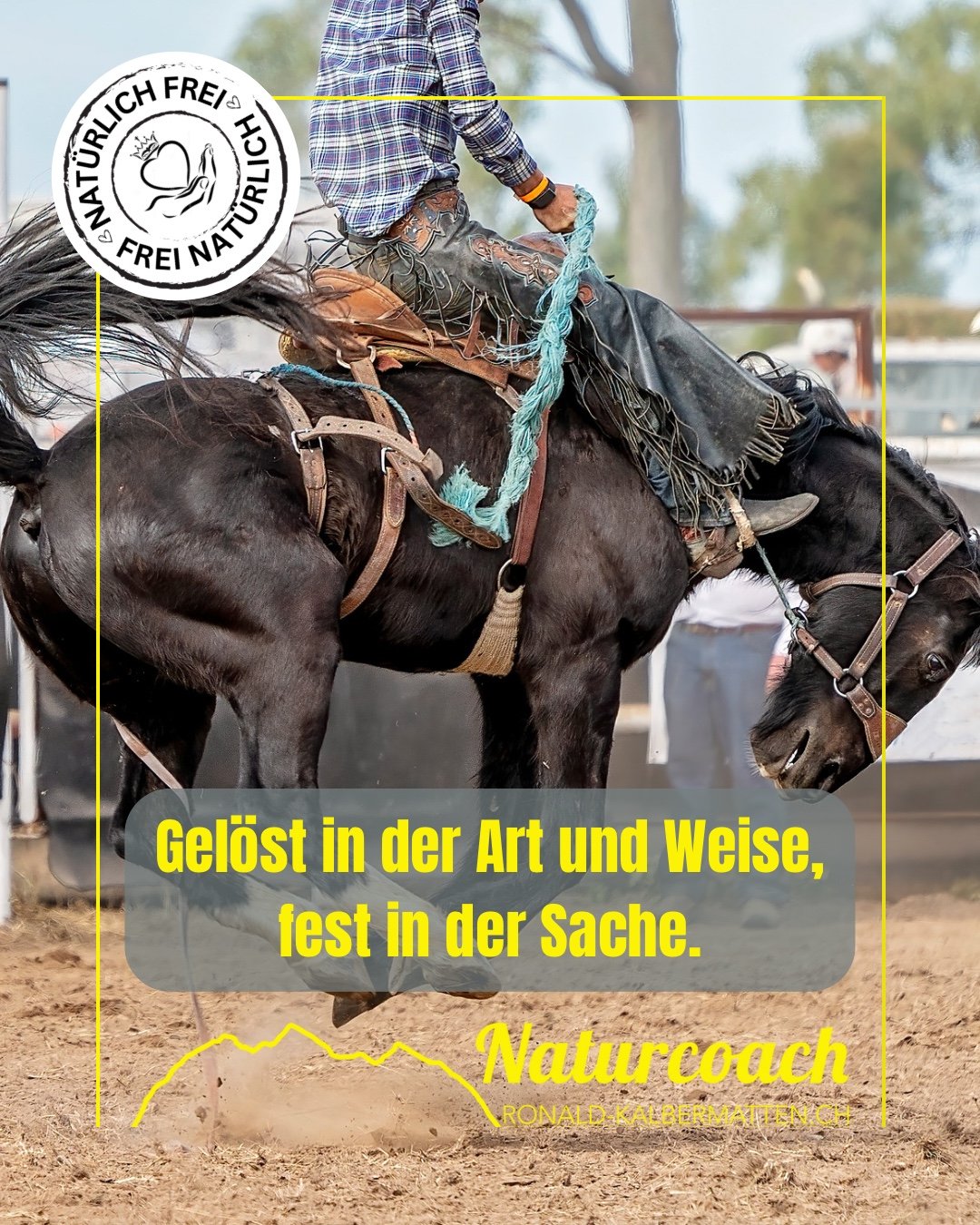 Gelöst in der Art und Weise, fest in der Sache.