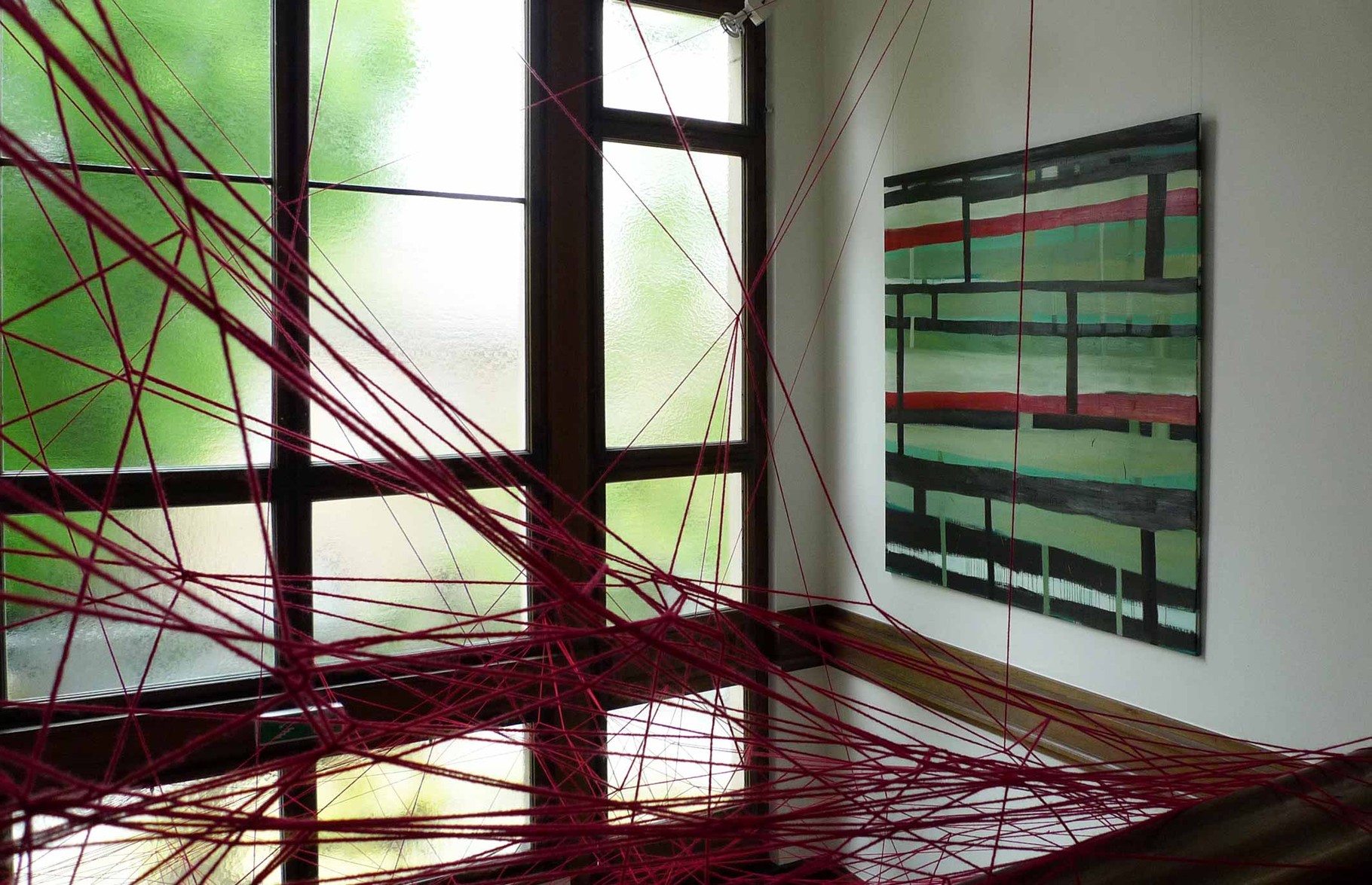 Monika Humm transition 5,  Ausstellungsansicht: Villa Strecchius, Kunstverein Landau/Pfalz, 2013