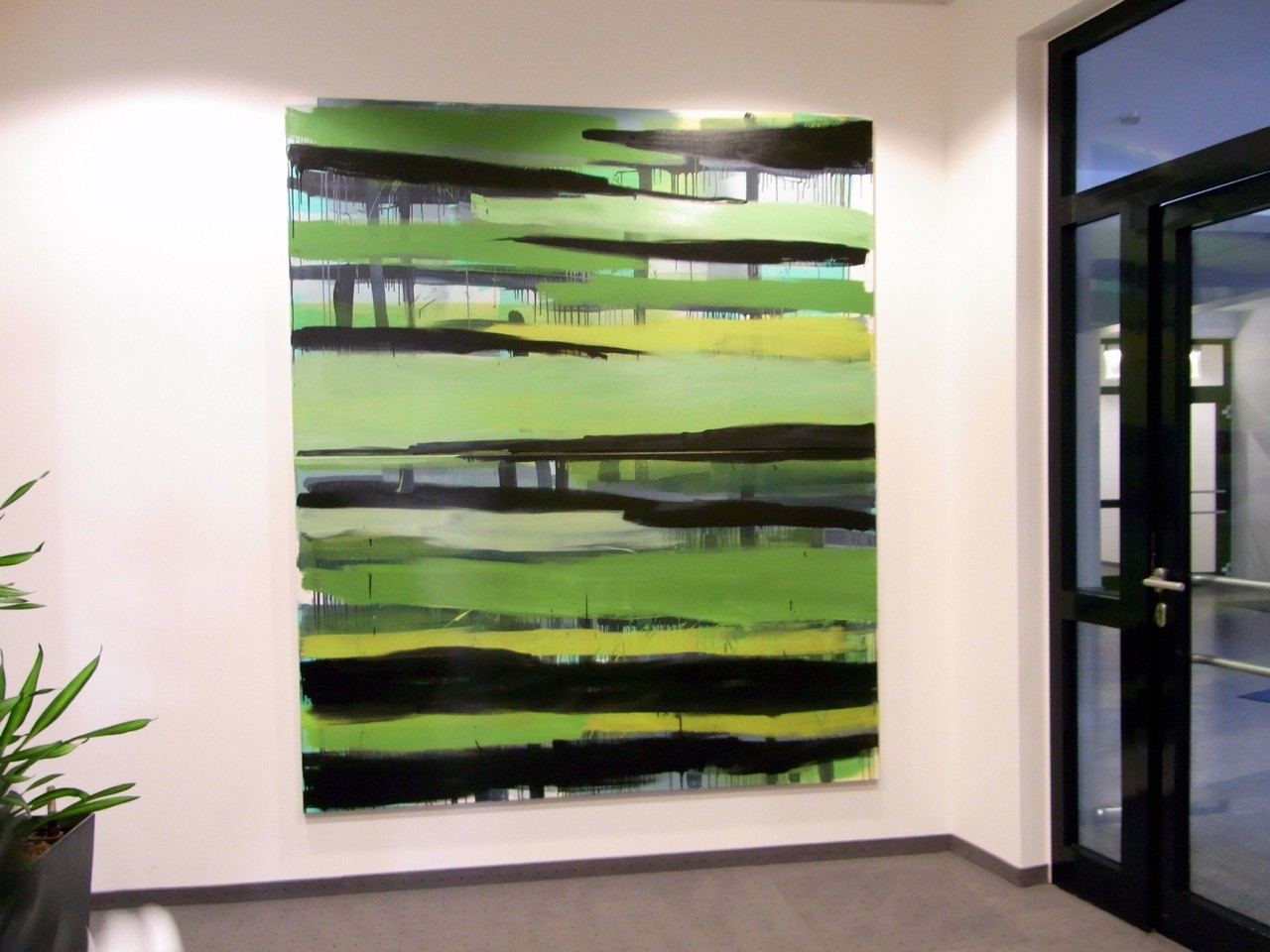 Monika Humm going on 1,  Ausstellungsansicht: Bewegungen im Strom, maihiro, Ismaning, 2010