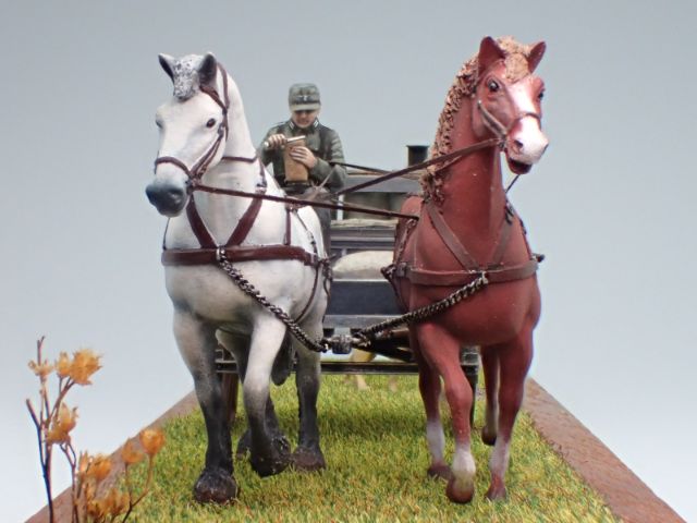 馬の頭のてっぺんまで6cmほど。小さな世界が広がります。