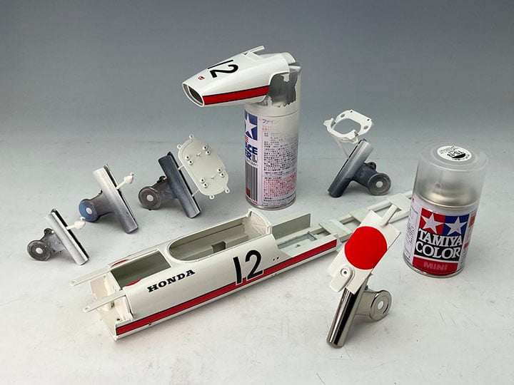 夏休みの自由研究1/12ホンダF1-イマイ編