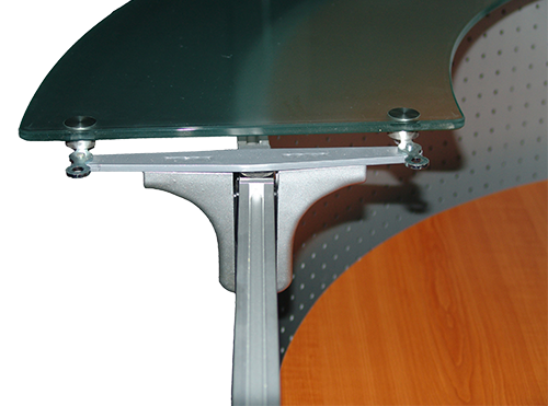 Support for reception desk