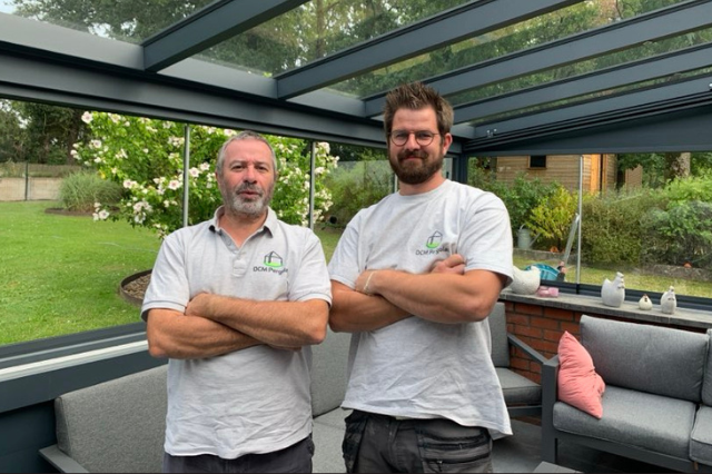 Michel Dujardin et Maxime Claude | DCM Pergolas à Grandhan