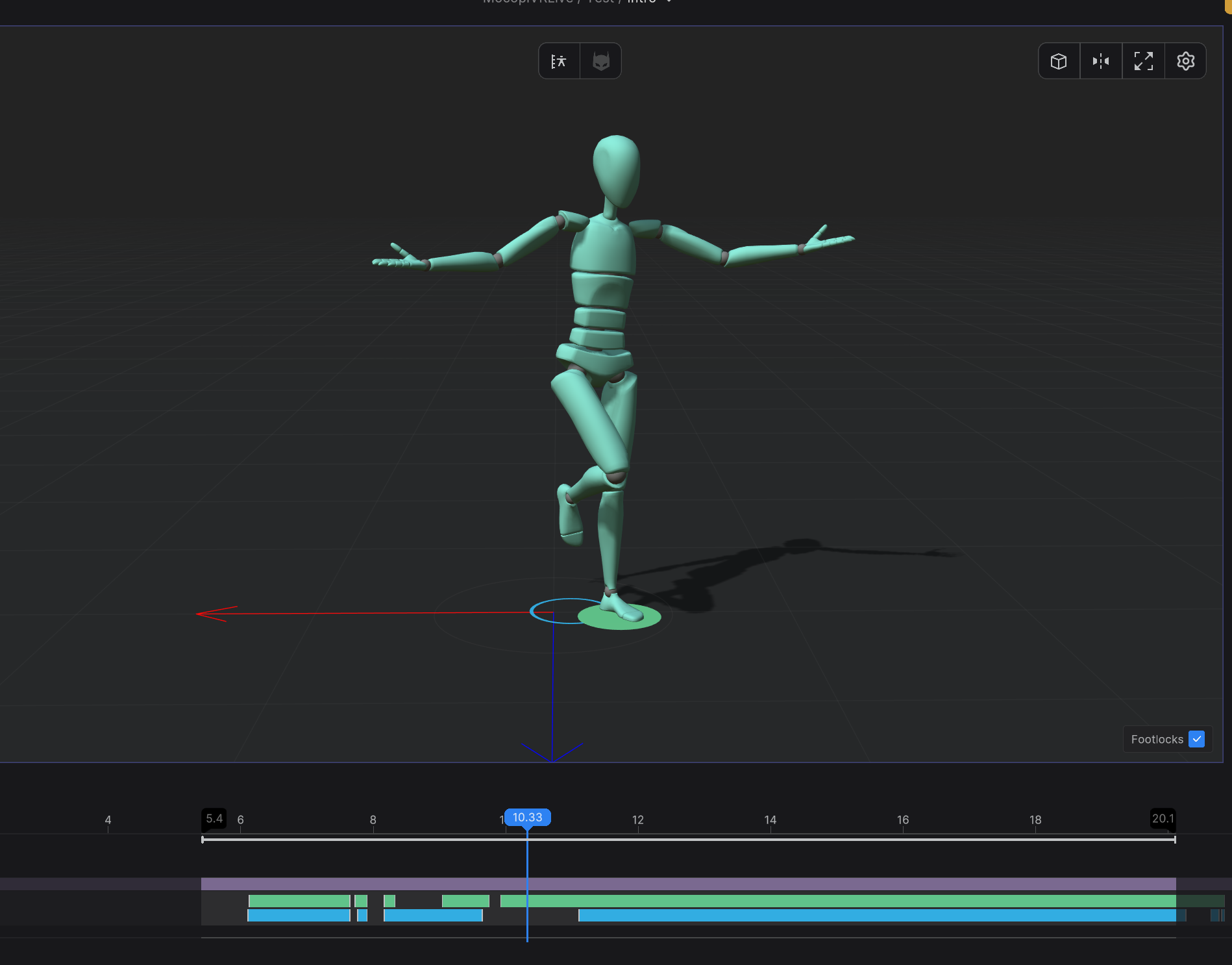 Unity向けアニメーションの収録にmocopiを使用する