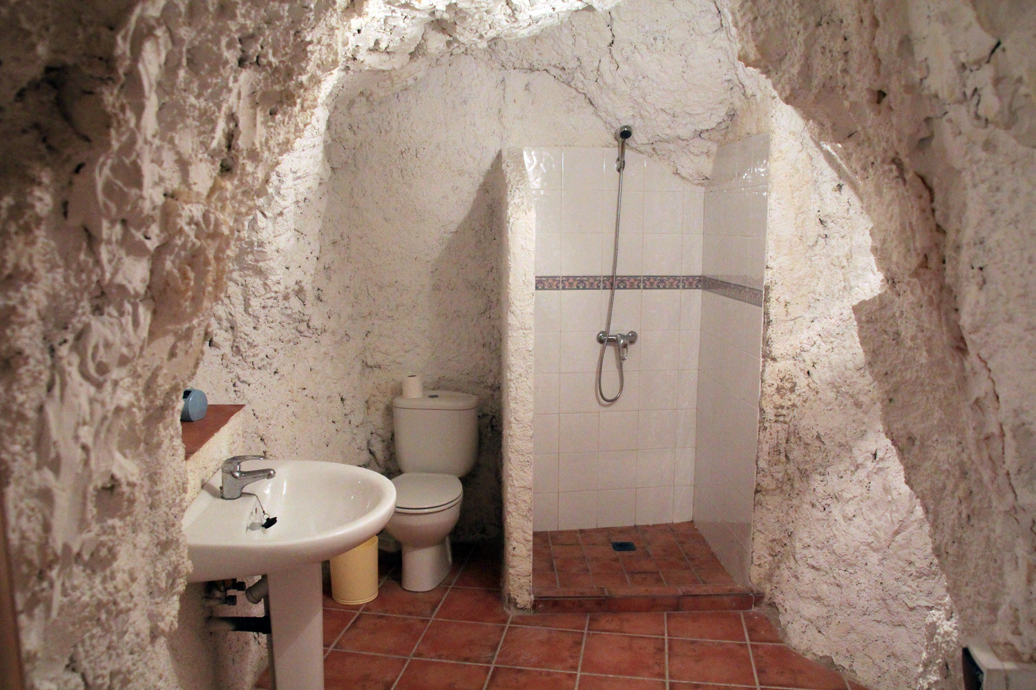 Cave bathroom