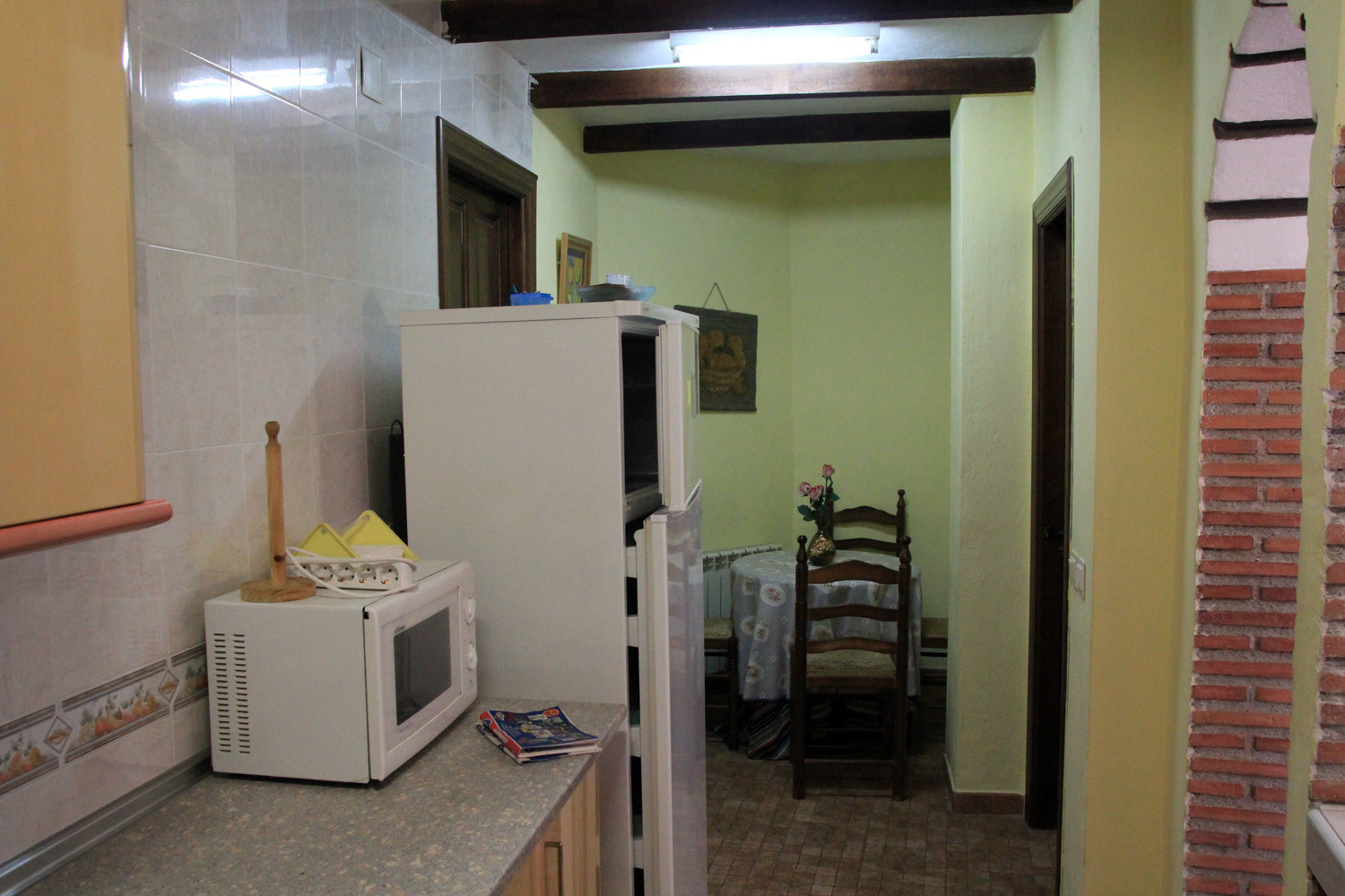 The kitchen (groundfloor)