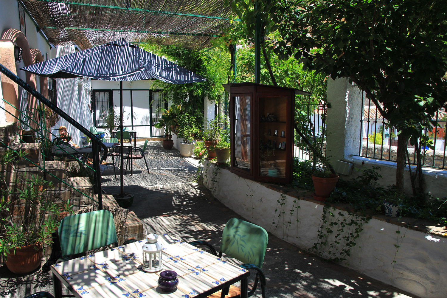 The view from the terrace