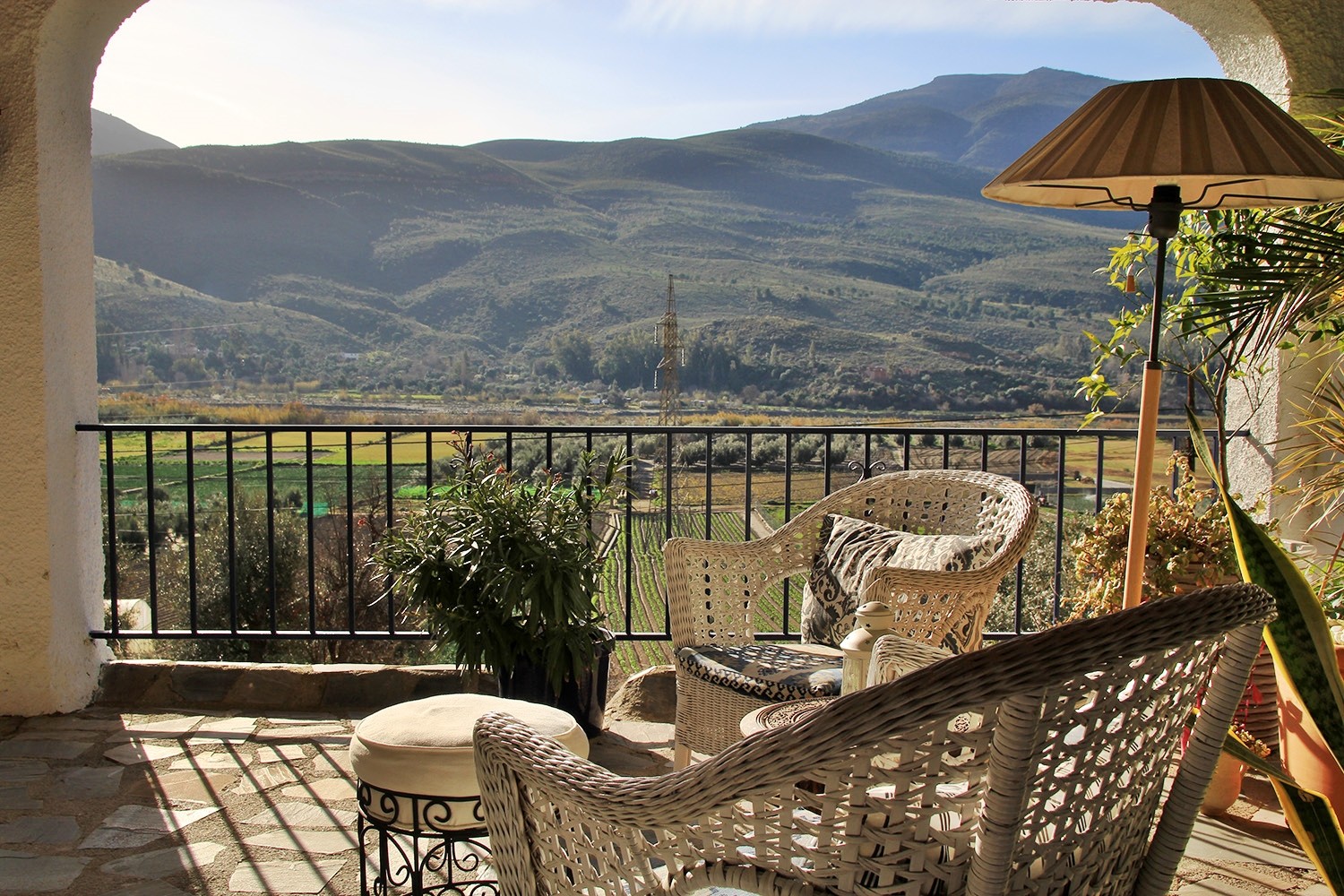 The view from the bedroom