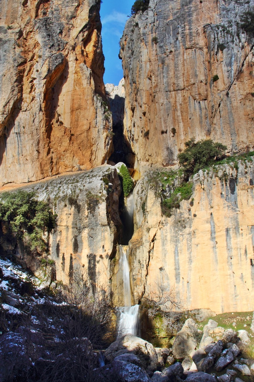 The Canyon and Watfall de la Magdalena - NP Sierra de Castril