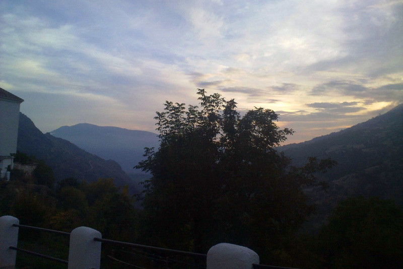 The view from the terrace