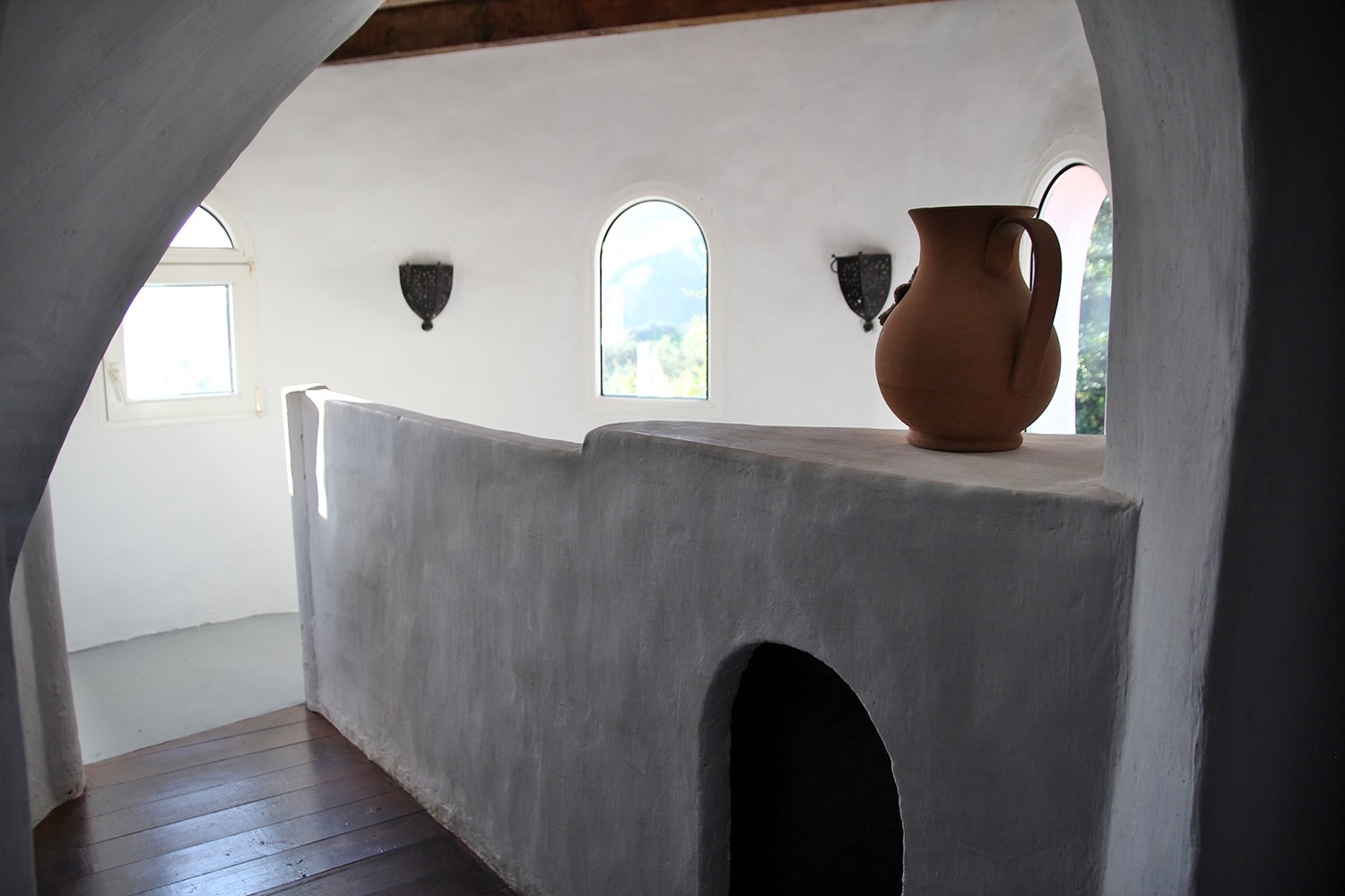 The hallway of the tower