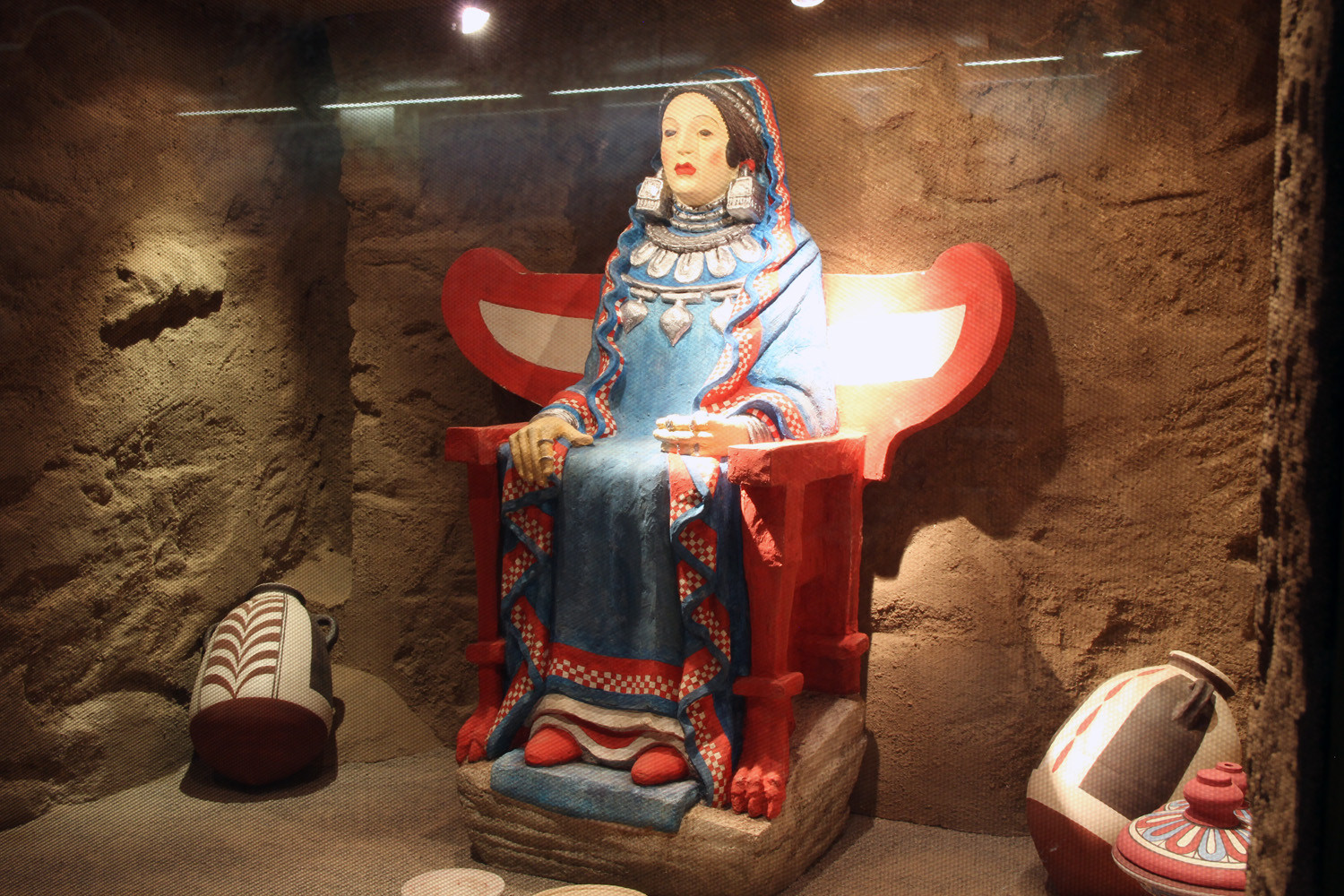 La Dama de Baza  (an Iberian sculpture of 400 BC)