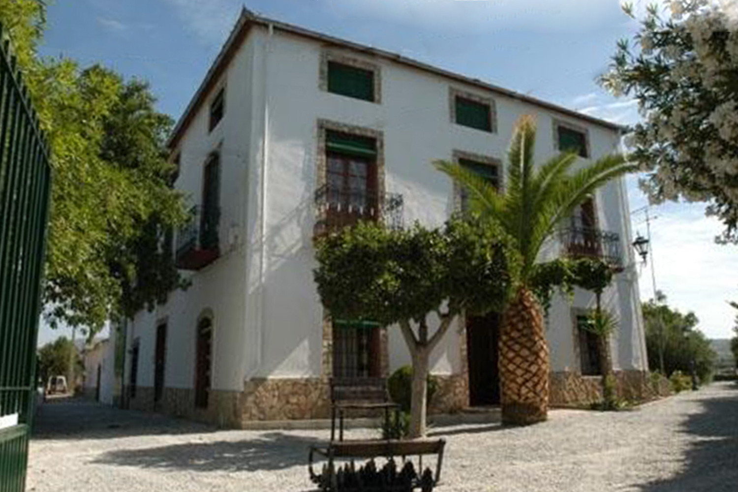 Side view of the house