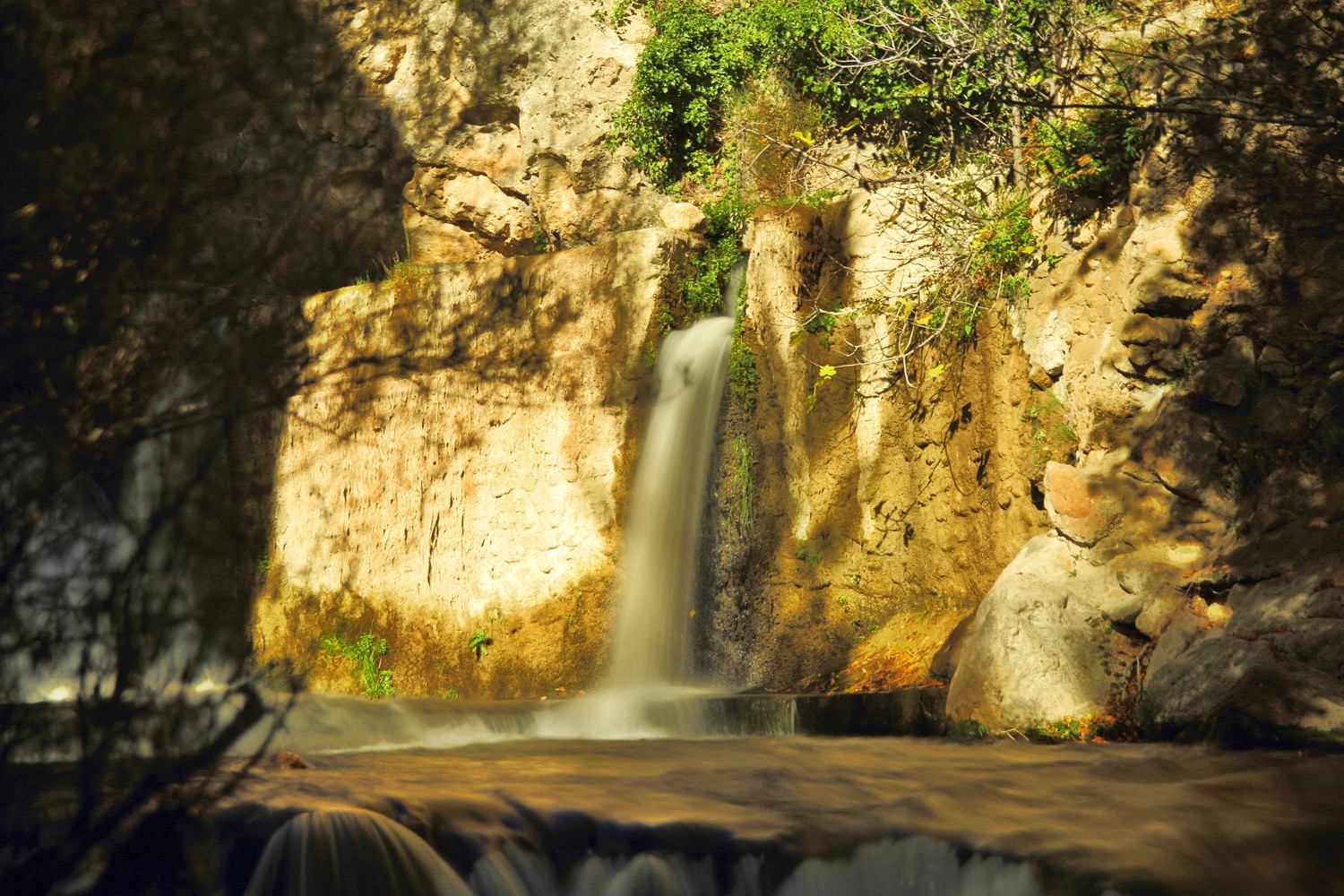 A Waterfall in the Canyon of Castril