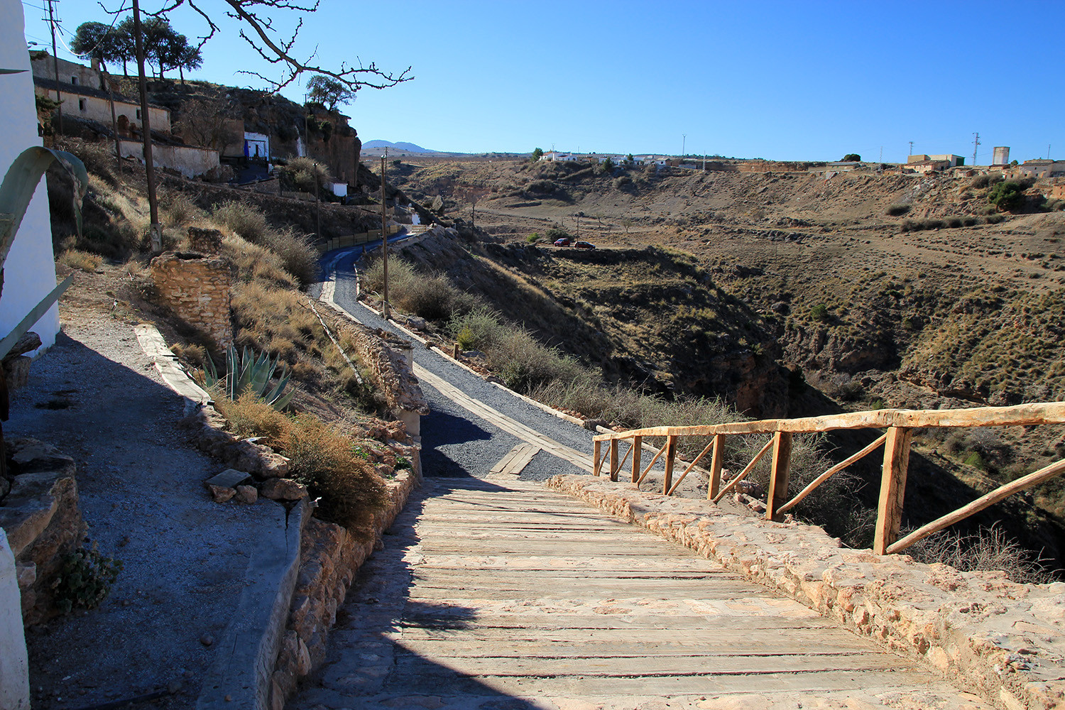 The entrance to the cave