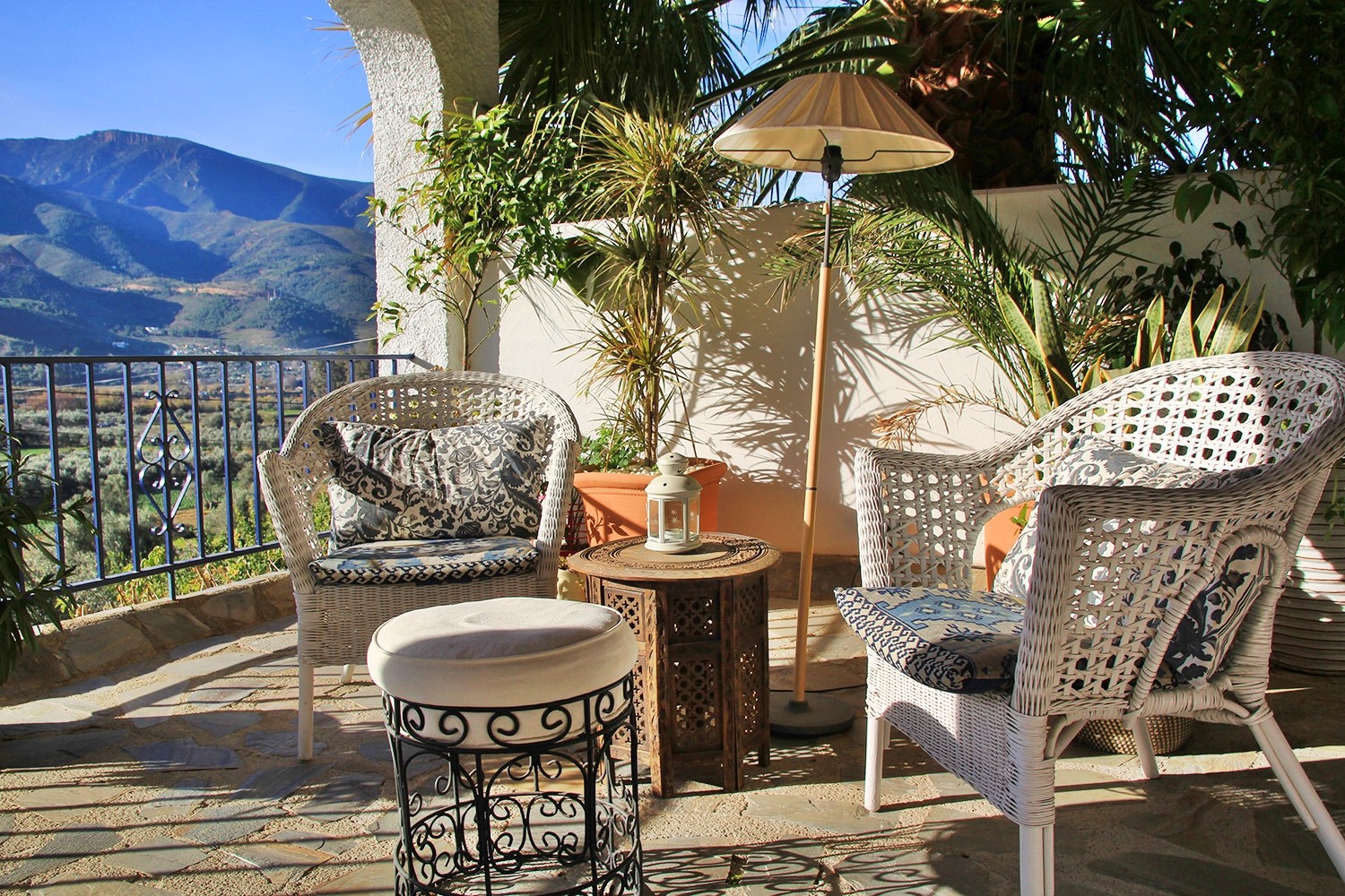 The relax corner of the terrace