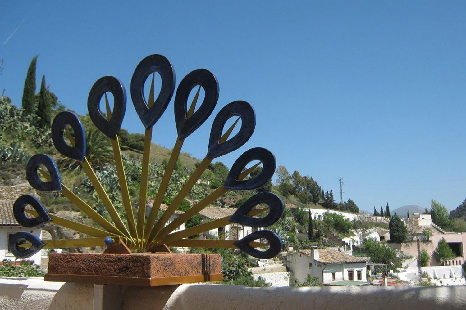 The view from the terrace