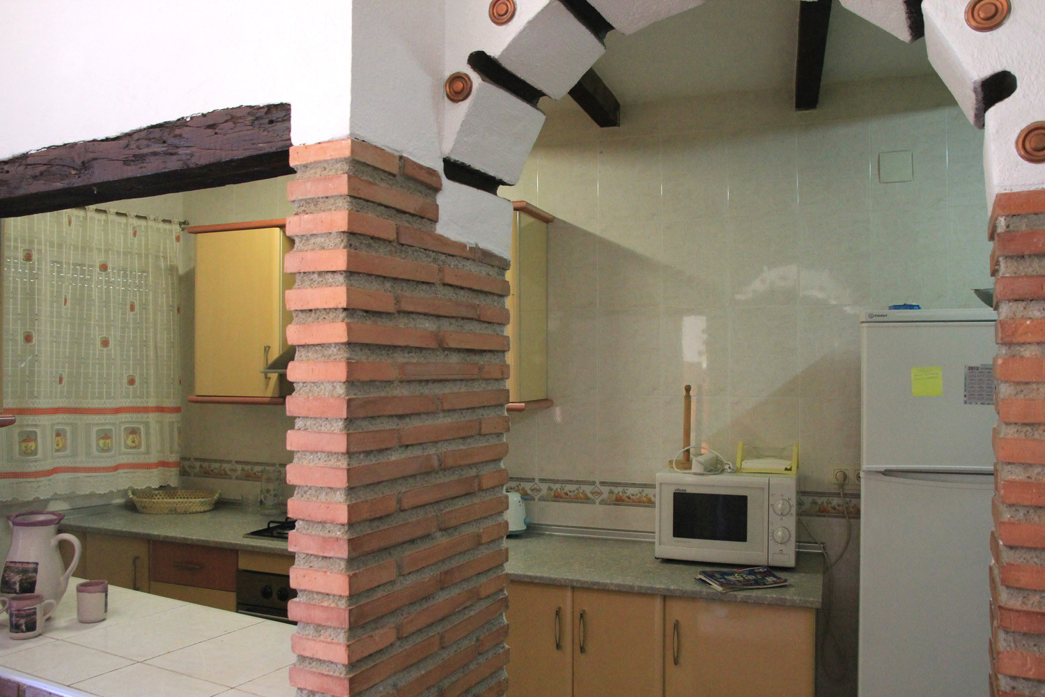 The kitchen (groundfloor)