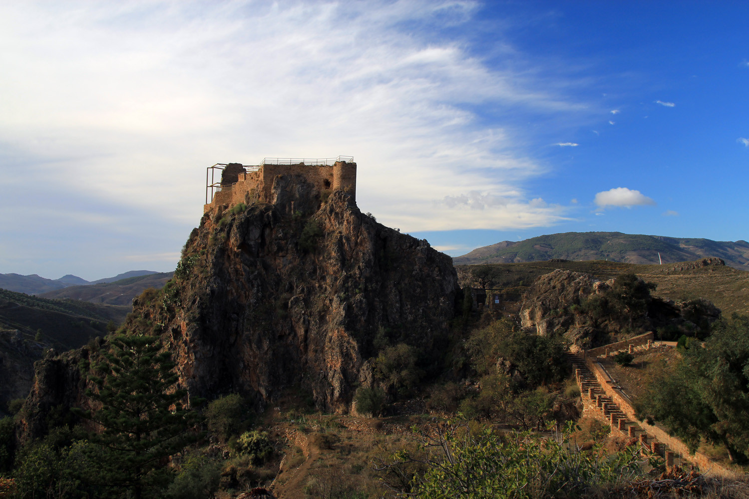 The Castle Ruins of Lanjarón