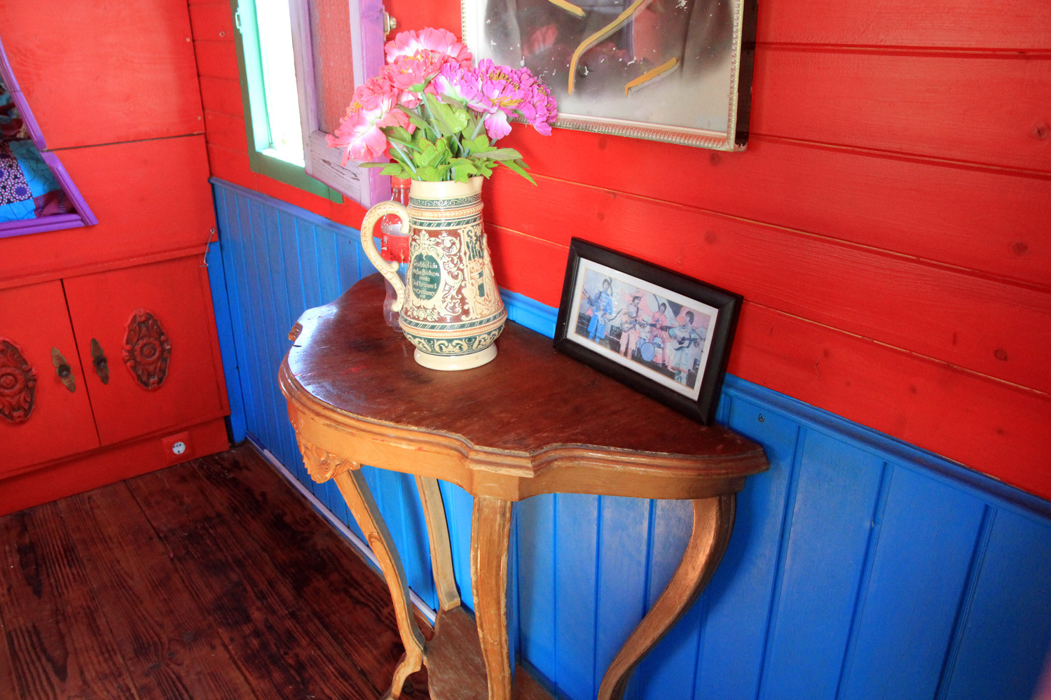 Interior of the wagon