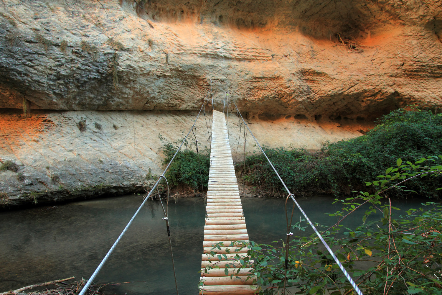 A Canyon of the Cacin River "Tajos de Cacin"