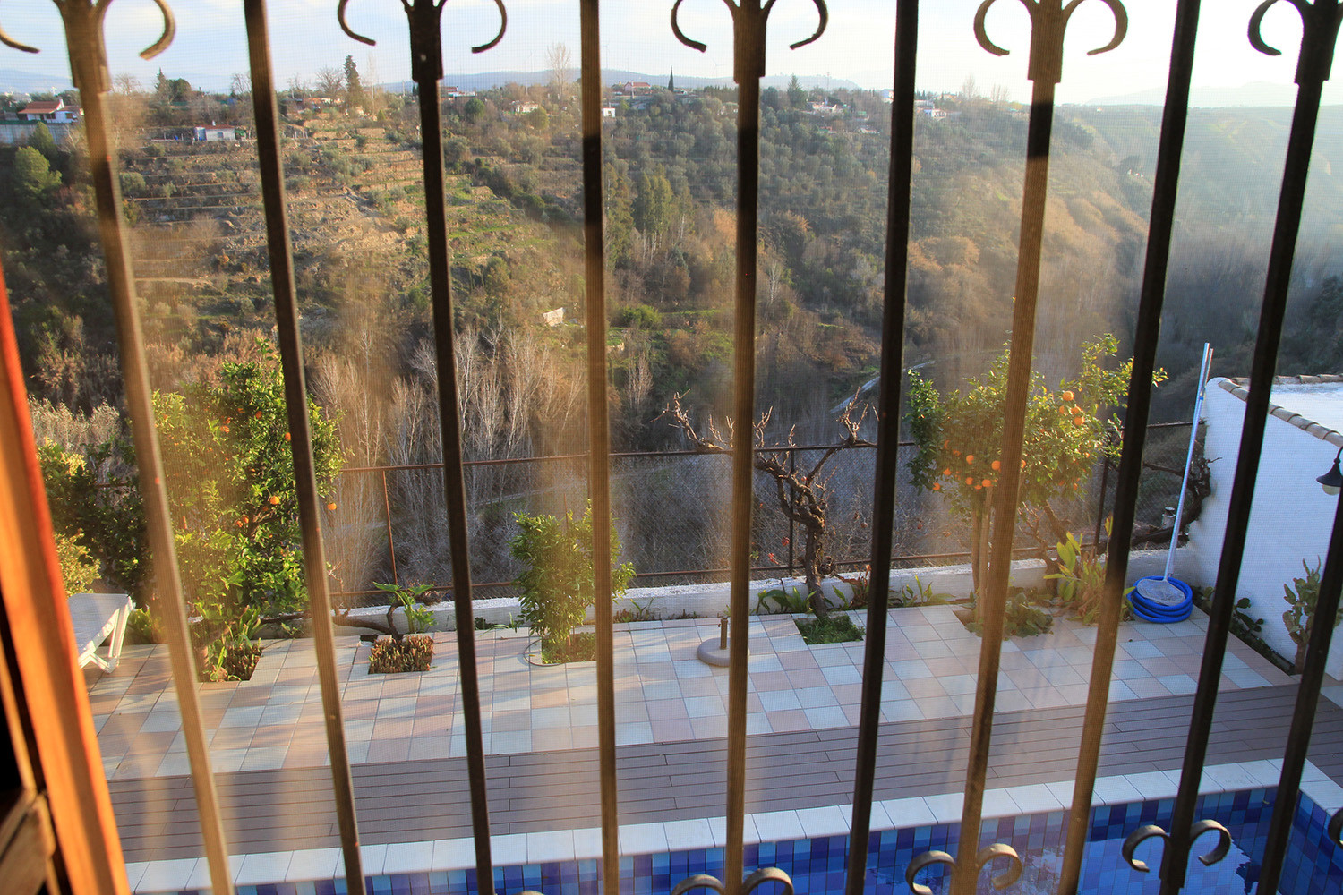 View from the bedroom window