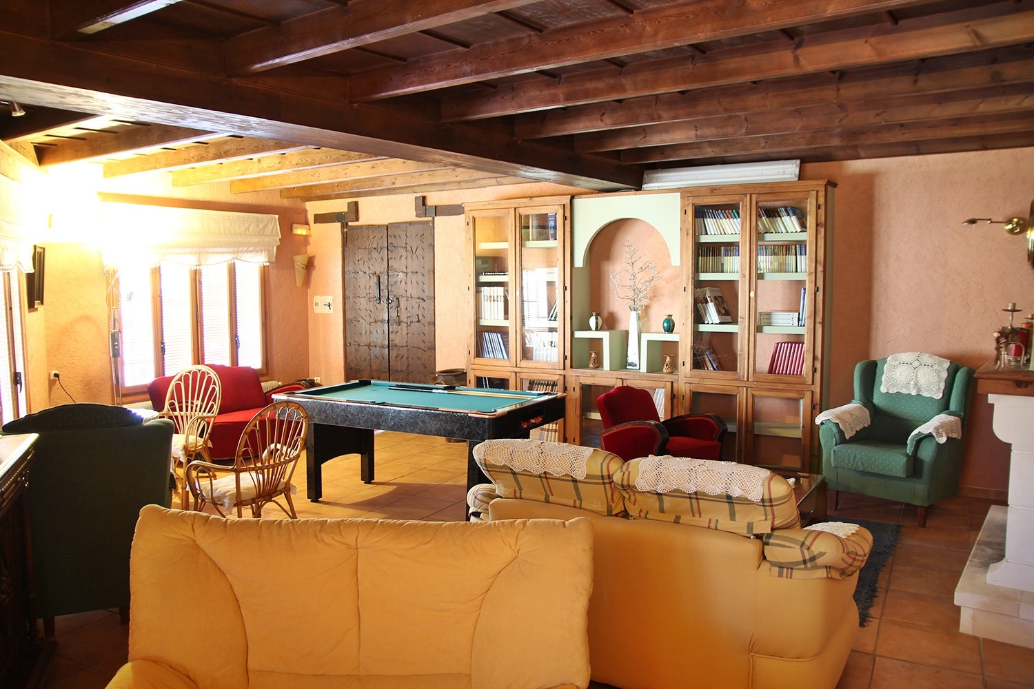 The communal relax room