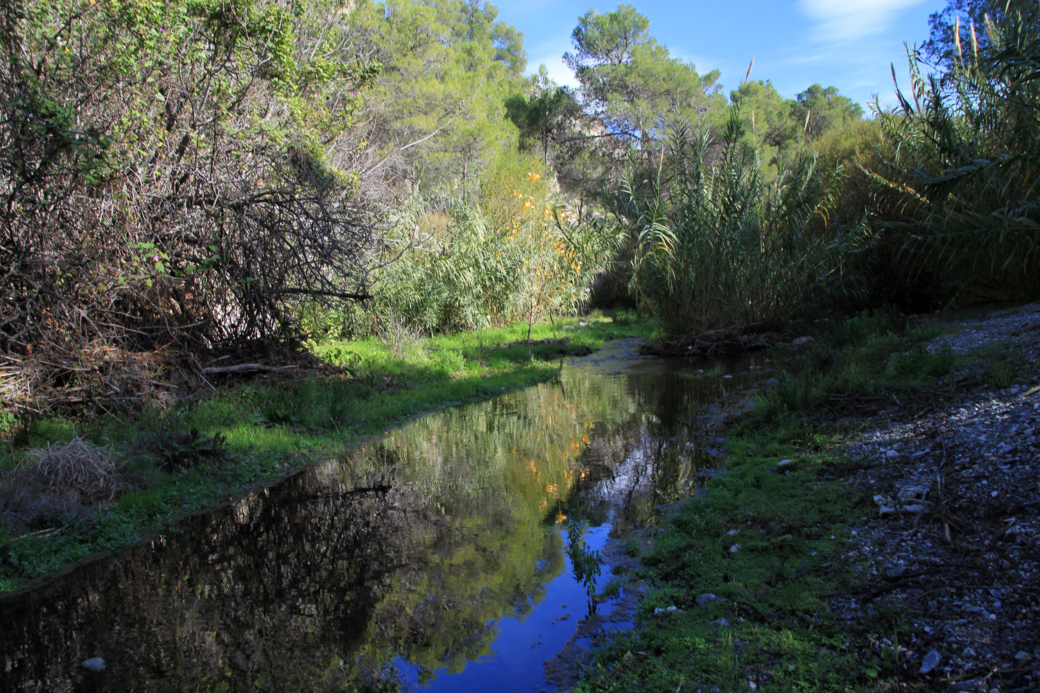 River near the picnic area in Guarjar Alto