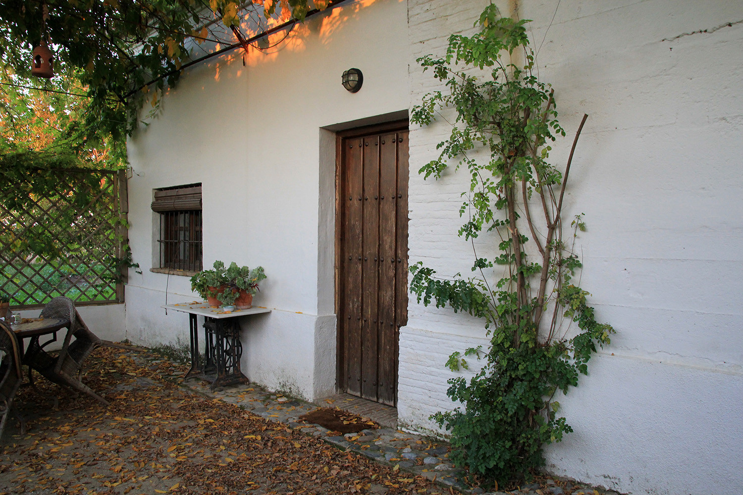 Front view of the accommodation