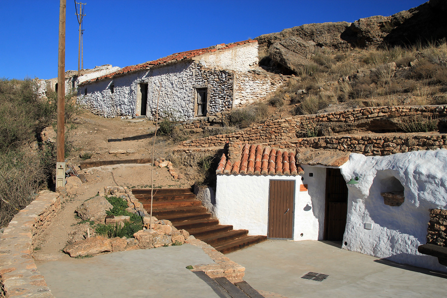 The reception next to the swimming pool