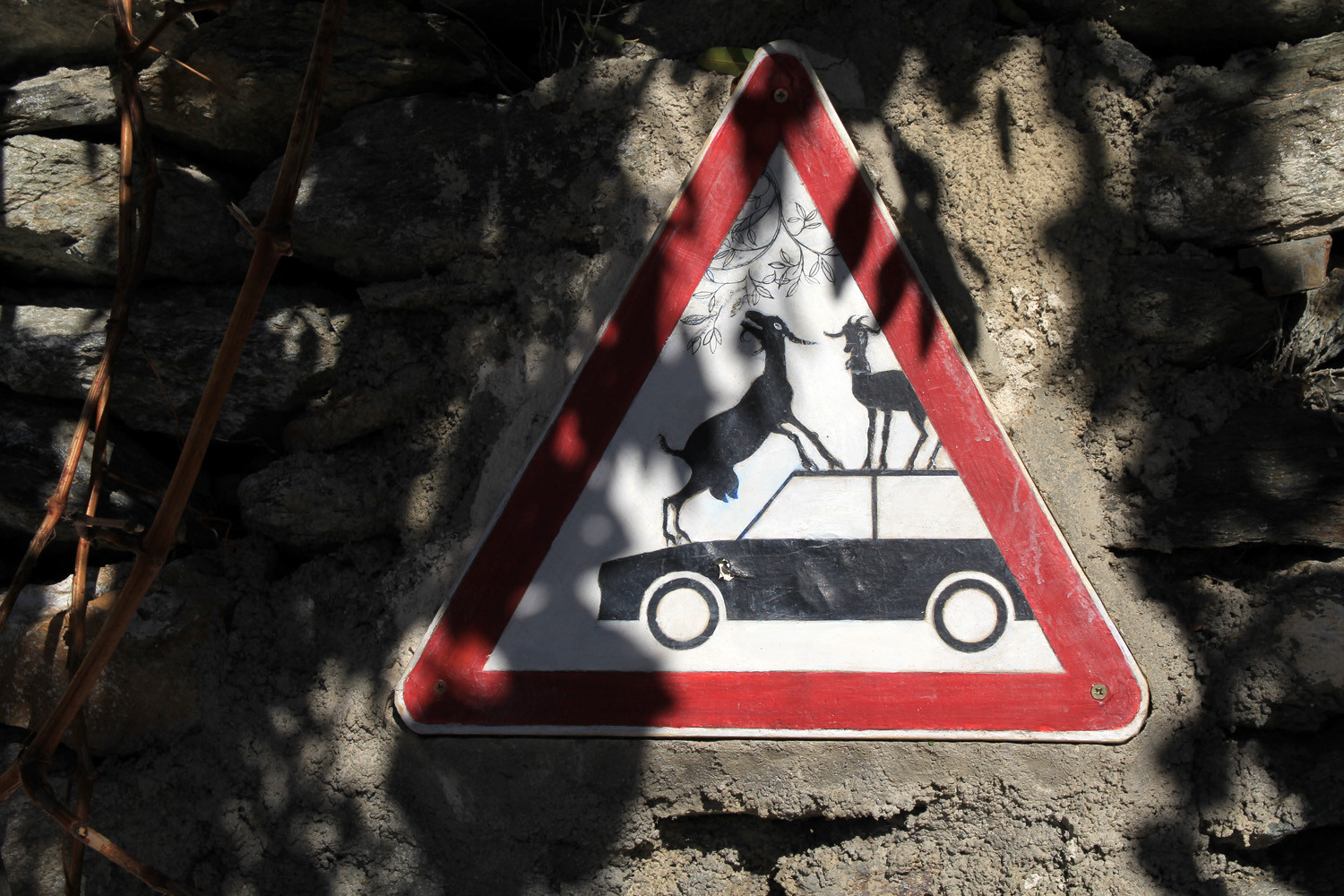 An Alpujarra Traffic Sign (Válor