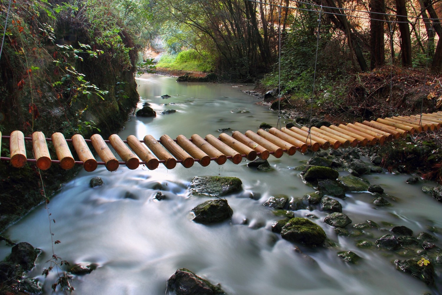 A Canyon of the Cacin River "Tajos de Cacin"
