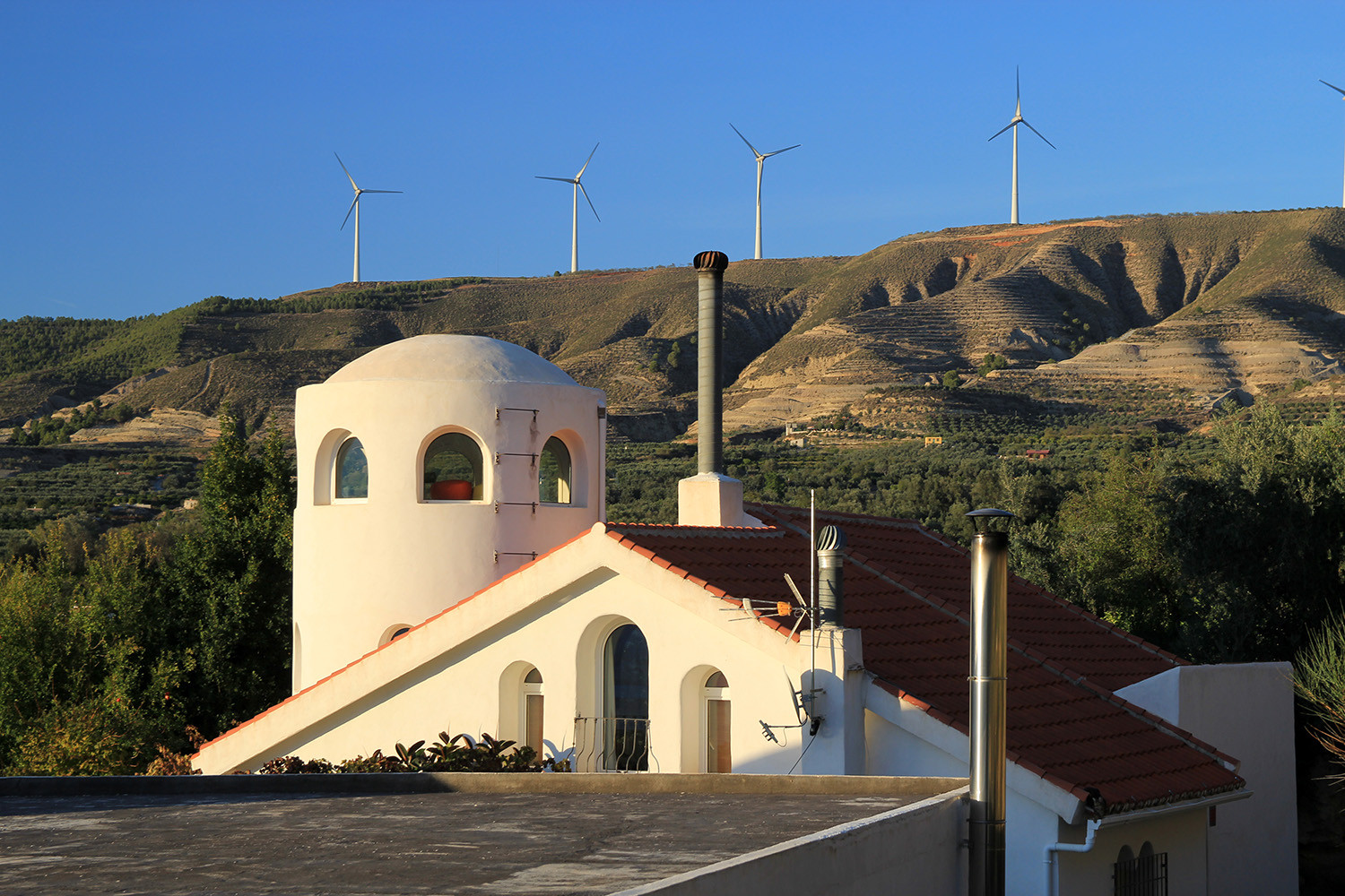 View on the tower house