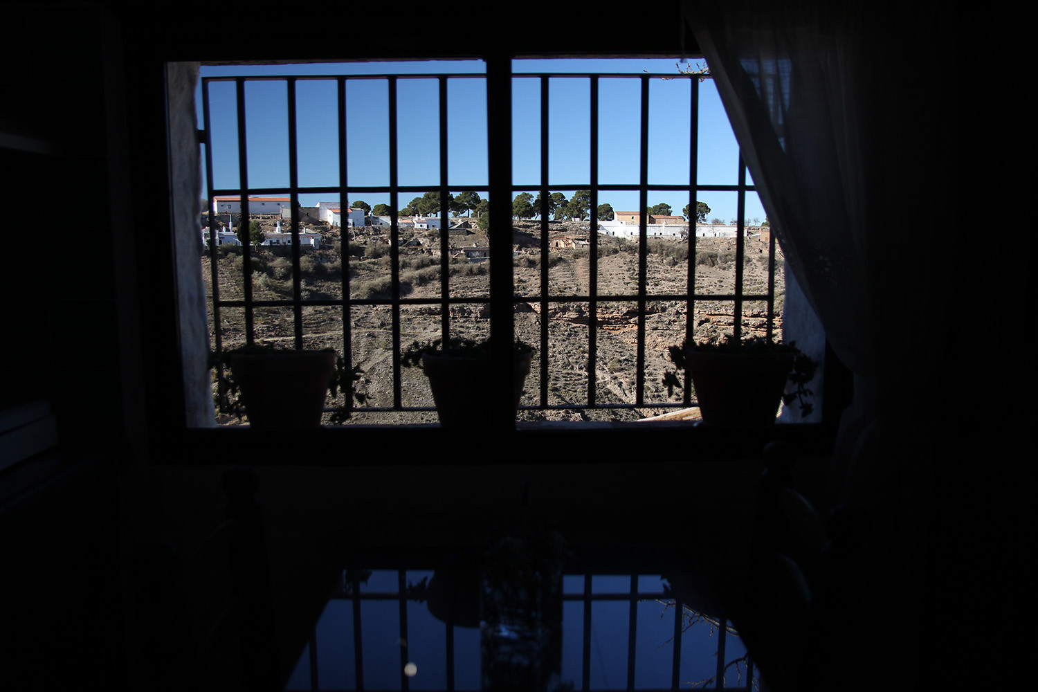 The view from the kitchen window